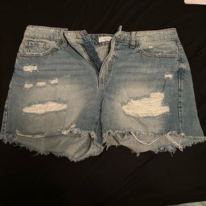 Kancan hi-rise Jean shorts